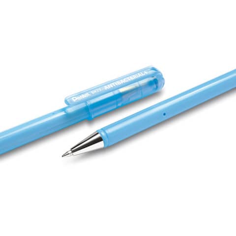 Penna a sfera Pentel Superb Antibacterial+ 0,7 mm blu BK77AB-CE